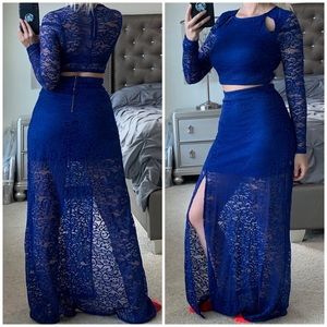 Guess blue two piece set